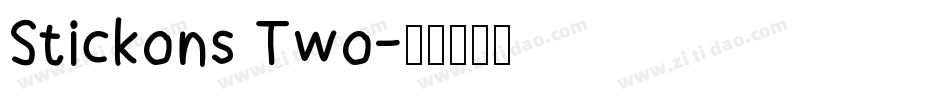 Stickons Two字体转换